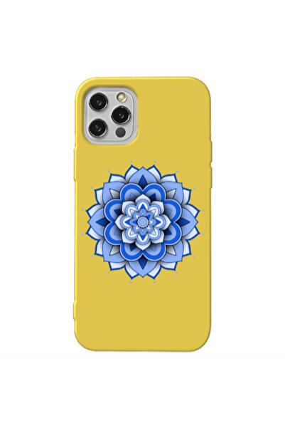 Other Apple iPhone 13 Pro Manadala D9 Yellow Colored Silicone TPU Θήκη