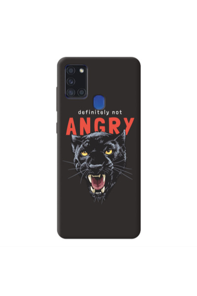 Other Samsung A21S Pointed teeth Black Colored Silicone TPU Θήκη