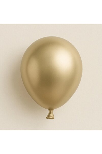 Niyet 5" Gold (Altın) Lateks Balon 100'lü - Dekorasyon-Doğum Günü-Parti-Süsleme
