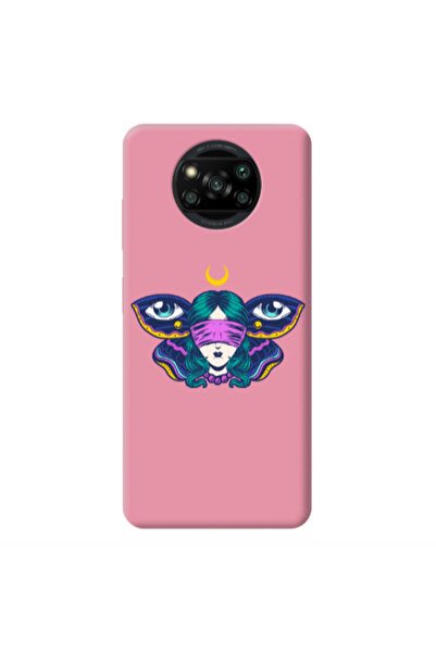 Other Xiaomi Poco X3 /X3 Pro Eye in my ear Pink Colored Silicone TPU Θήκη