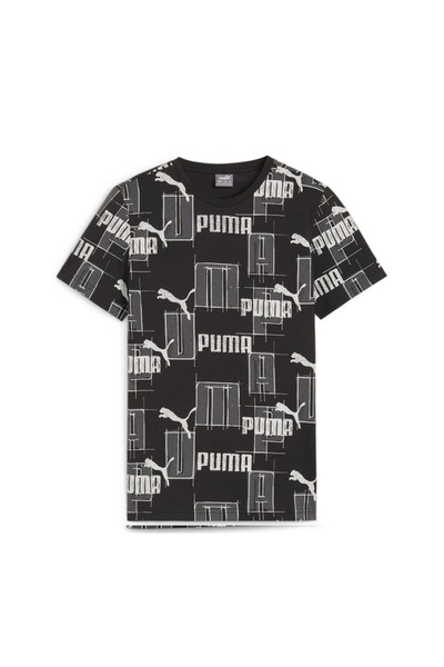 Puma ESS+ LOGO LAB AOP TEE B 679230-01 Μαύρο 128