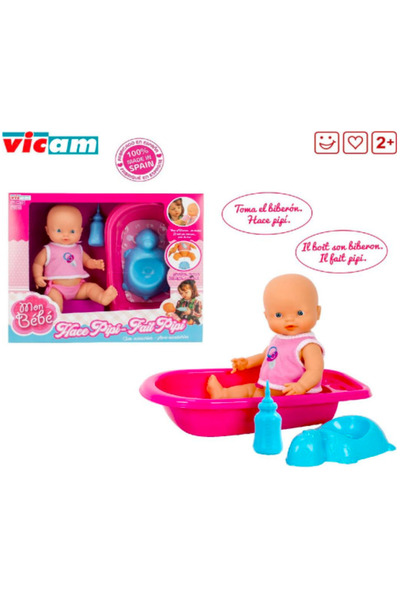Vicam Păpușă care face pipi 40 cm cu accesorii 226