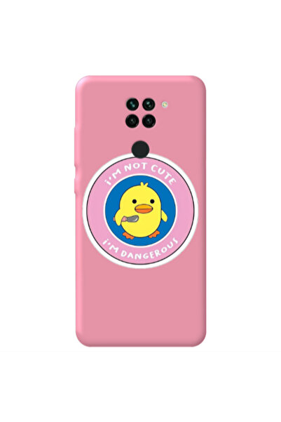 Other Xiaomi Redmi Note 9 I m dangerus Pink Colored Silicone TPU Θήκη