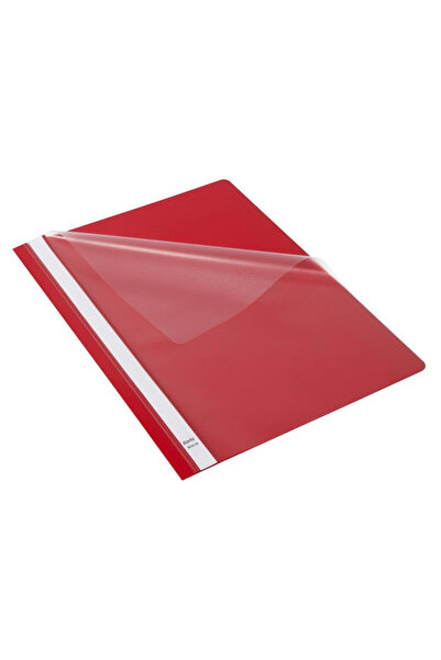 Bantex Dosar A4 Bantex, cu coperta transparenta si banda pentru eticheta, Ros...