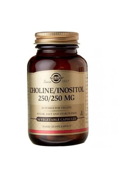 Solgar Χολίνη-Ινοσιτόλη 250/250MG 50VCAP