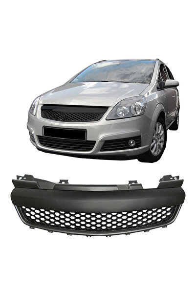 Opel Μάσκα για Zafira B 05-08 Κυψελωτή Χωρίς Έμβλημα Μαύρο Ματ 1 Τεμάχιο (CAR...