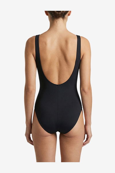 Penti Women Neck Opening Black Swimsuit