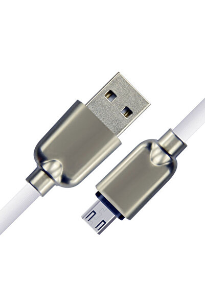 Cabletime Κανονικό καλώδιο USB 2.0 σε Micro USB, Λευκό, 1μ, CT-PE32-ZFMC, 1 Τ...