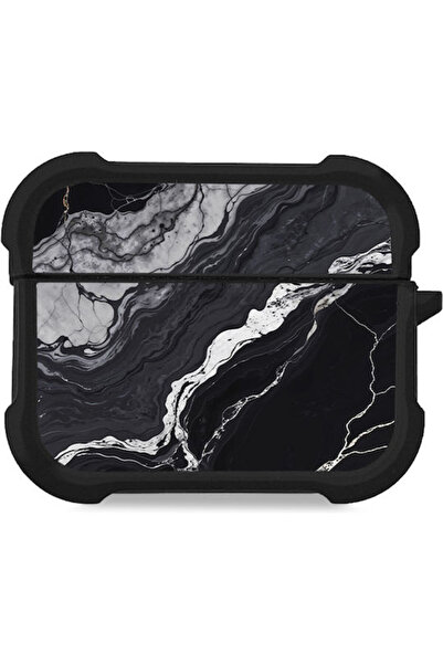 Other Θήκη Σιλικόνης Sonique Marble Series σε Μαύρο Χρώμα για Apple AirPods P...