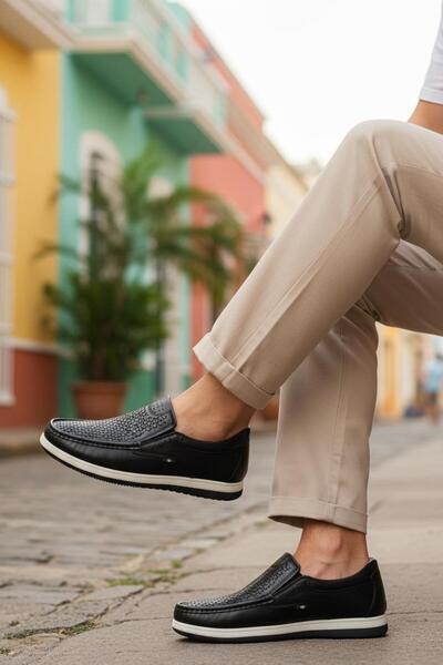 Desimod Genuine Leather Perforated Orthopedic Comfortable Lightweight Soft Me...