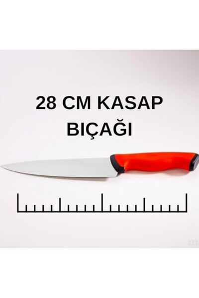 Yıldızan Professional Butcher Knife, Stainless Steel, Ergonomic Non-Slip Hand...
