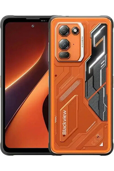 Blackview Fort 200 Διπλή SIM (12/256GB) Ανθεκτικό Smartphone Πορτοκαλί Φλόγας