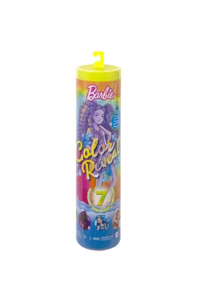 Barbie Păpușă cu Revelare a Culorii - Tie Dye Neon