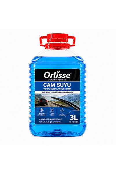 orlisse beauty cosmetic Orlisse Cam Suyu 3 L – Ferah Kokulu, İz Bırakmayan, B...