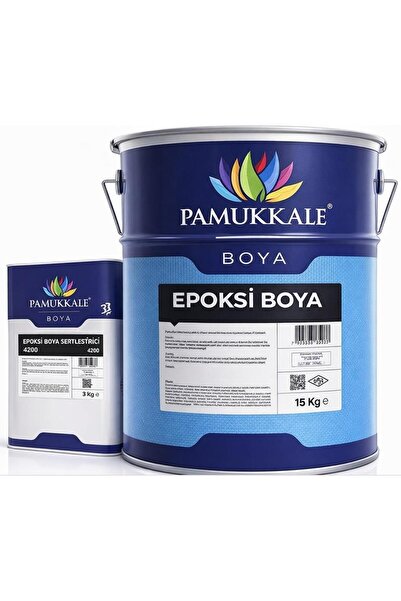 Pamukkale 4200 Epoksi Boya 18 Kg Ral 7044 İpek Gri