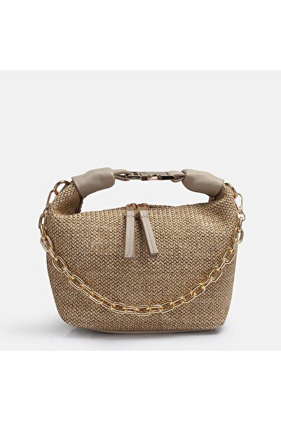 37Numara Women's Straw Handbag Mink