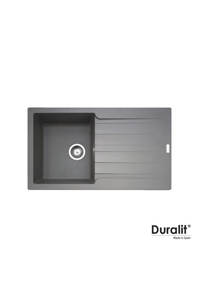 Duralit KS100 Concrete Avena Ένθετος Συνθετικός Νεροχύτης Αντιστρεφόμενος Με ...