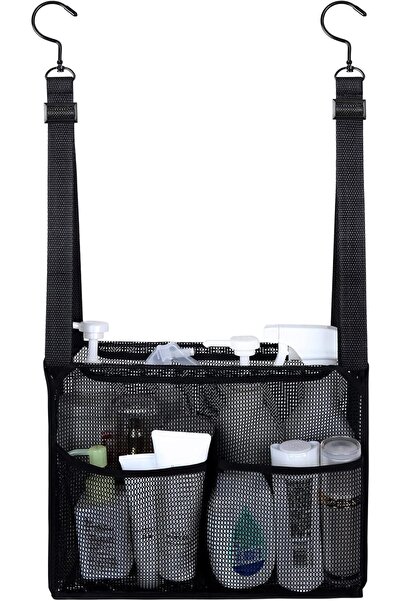 Arabest Hanging Mesh Shower Caddy,Bath Baskets Organizer Storage with 4 Pocke...