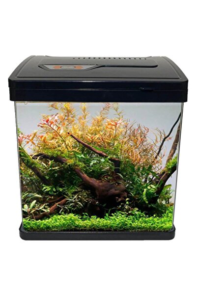 Classica Acvariu mic 10L cu capac si filtru 23x16x26 cm pesti mici
