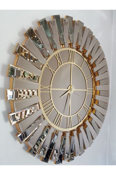 handanca Güneş Gold Bronze Model Altın Bronz Renk 85 Cm Dekoratif Aynalı Duva...