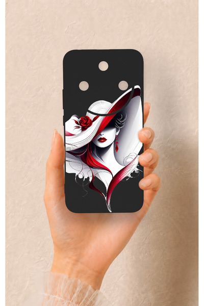Vip Case Honor Magic 8 Lite Uyumlu Matmazel Desenli Silikon Kılıf