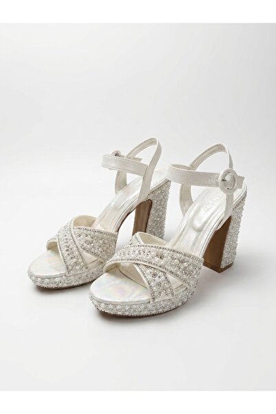 Nubbock Princess Zerafet Stone Crossed Bridal Shoes Platform (Neolit ​​Sole)N...