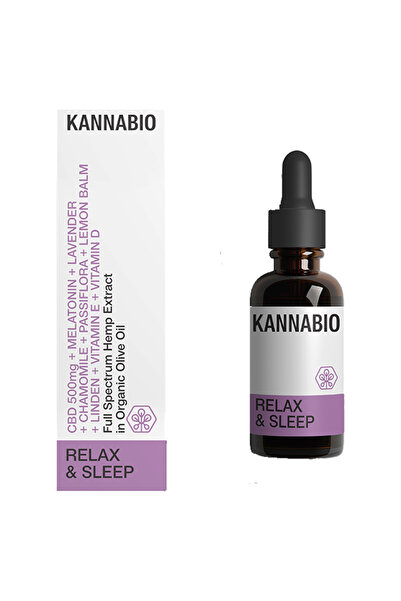 KANNABIO Χαλάρωση & Ύπνος CBD Πλήρους Φάσματος 500mg 10ml