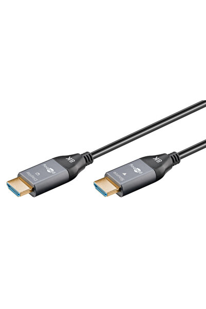 goobay καλώδιο HDMI 2.1 76274 με Ethernet, 8K/60Hz, 48 Gbps, 10m, μαύρο