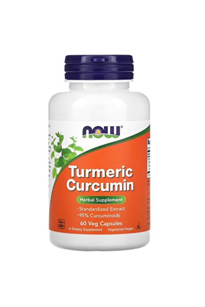 Now Foods Turmeric Curcumin – 60 Vegetarian Capsules