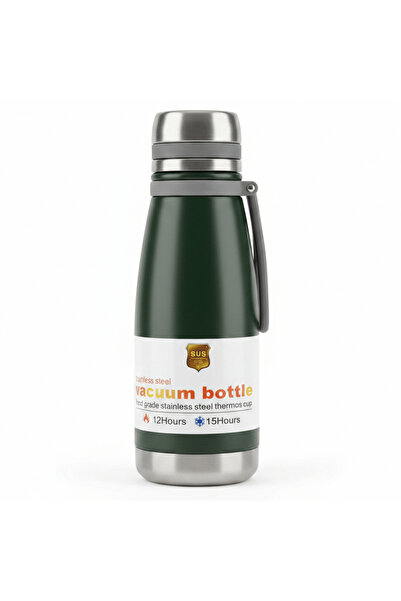 AKDC Double Wall Stainless Steel Vacuum Bottle 500 ml – Dark Green