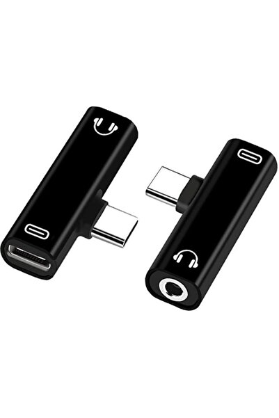 Genel Markalar 9044 Type C To 3.5mm Stereo Kulaklık Aux Şarj Çevirici Dönüştü...
