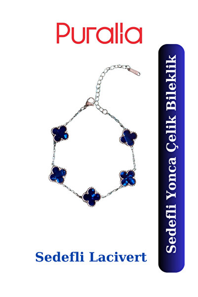 Puralia Steel Bracelet - Pearlescent Navy Blue Steel