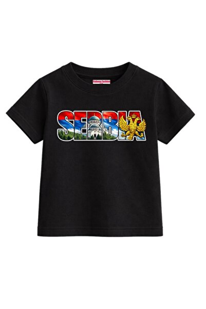 Rabona Fashion Serbia Landmarks Kids T-Shirt