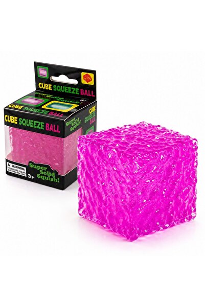 Leski Jucărie Squishy Tip Needoh în formă de cub, Leski, Model striat, Compre...