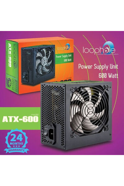 Other Loophole 600W Μαύρο Τροφοδοτικό Υπολογιστή Πλήρως Ενσύρματο (DESK60W)