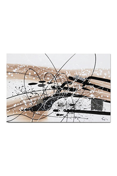 artnova Абстрактна ръчно рисувана картина, Абстрактна фантазия, 90x60см масле...