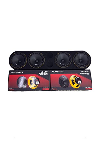 Massive MS-M80 ÜNİVERSAL PANDİZOTLU TANESİ 450W 175RMS 20CM İKİ TAKIM MİDRANGE