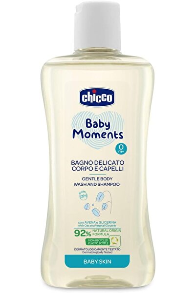Chicco Baby Moments Gentle Body Wash and Shampoo 200 ml