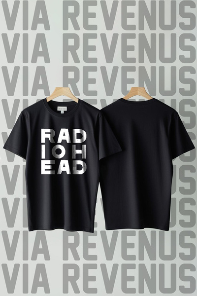 Vordevia Radiohead Printed Wide Fit 100% Cotton Tshirt