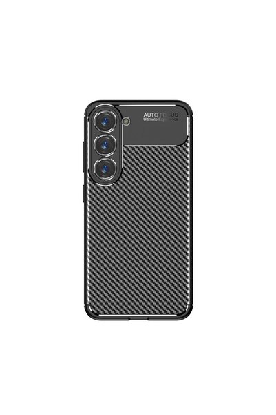 tekno grup Galaxy S23 Case Carbon Look Silicone with Camera Protection Ultima...