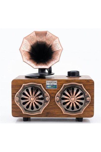 Universal Everton Rt-744 Bluetooth Fm-Usb-Tf-Aux Şarjlı Nostaljik Radyo