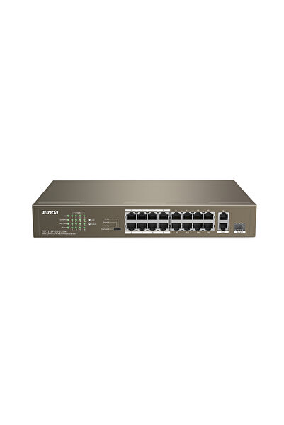 Universal Tenda tef1118p-16-150w 16fe poe port (150w), 1ge uplink, 1xcombo sf...