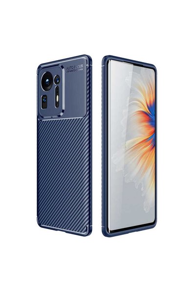 zore Xiaomi Mi Mix 4 Case Carbon Look Silicone with Camera Protection Ultimat...