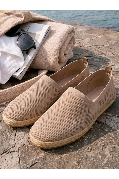 LC Waikiki Lcw Steps Beige Straw Men's Classic Shoes with Nevavm Difference