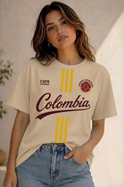 New Shine Colombia Printed Oversize Cotton T-Shirt