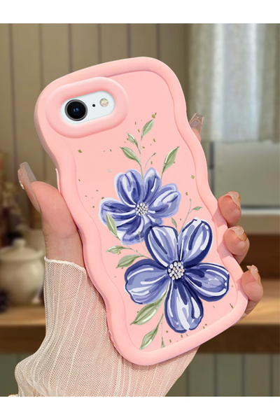 Hontinga iPhone Se 2022 Compatible Case Camera Protector Pink Silicone Couple...