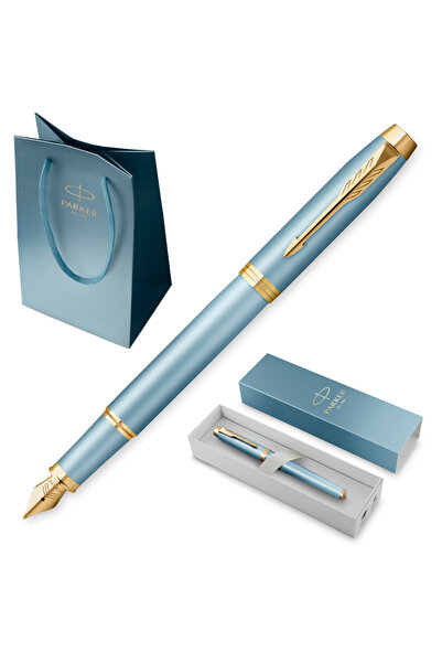 Parker Stilou IM Rituals, gradient turcoaz-verde, finisaj satinat metalic, tu...