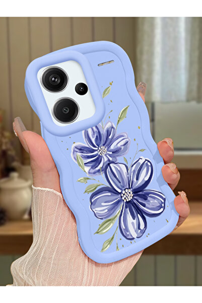 Hontinga Redmi Note 13 Pro Plus 5G Uyumlu Kılıf kamera koruyucu Mavi Silikon ...