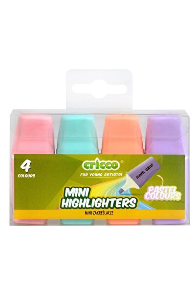 Cricco Set 4 markere, Cricco, compacte, multicolor
