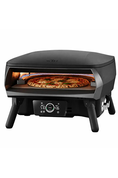 WİTT Cuptor de pizza pe gaz premium, Witt, Etna, cu platou rotativ, negru